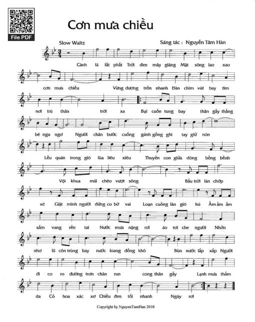 Cơn mưa chiều - Nguyễn Tâm Hàn