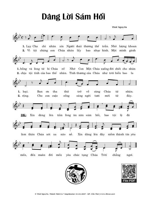 Dâng Lời Sám Hối