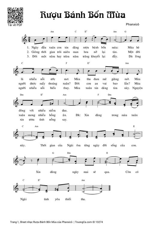 Rượu Bánh Bốn Mùa