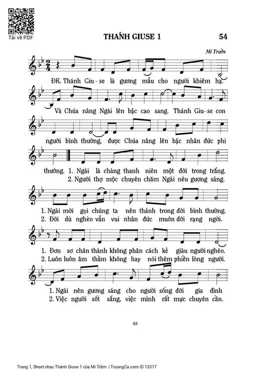 Thánh Giuse 1 - Mi Trầm