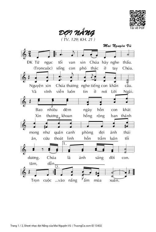 đợi Nắng - Mai Nguyên Vũ