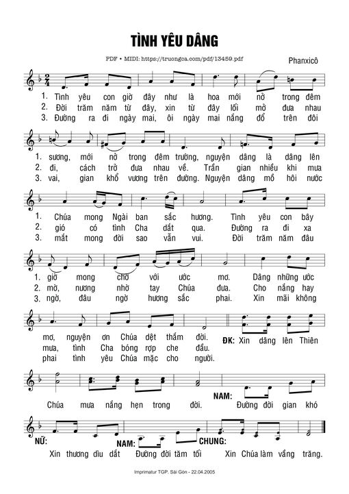 Tình Yêu Dâng - Phanxicô