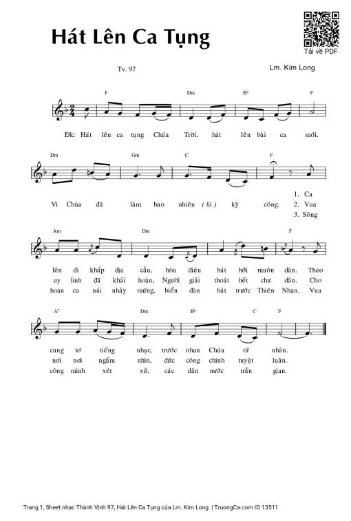 Thánh Vịnh 97, Hát Lên Ca Tụng