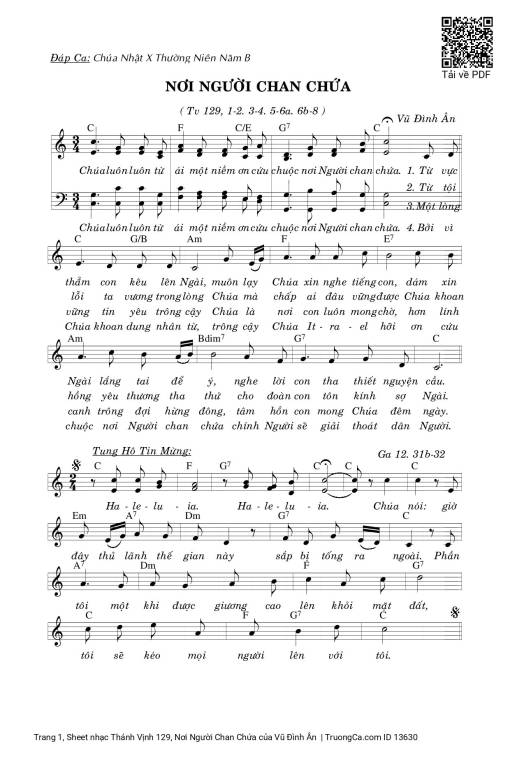 Thánh Vịnh 129, Nơi Người Chan Chứa