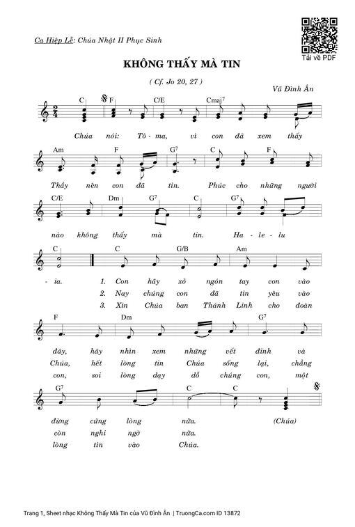 Không Thấy Mà Tin