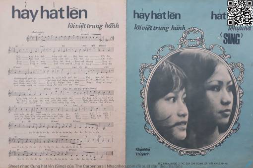 Sheet PDF of Cùng hát lên (Sing)