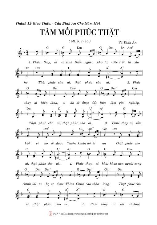 Tám Mối Phúc Thật