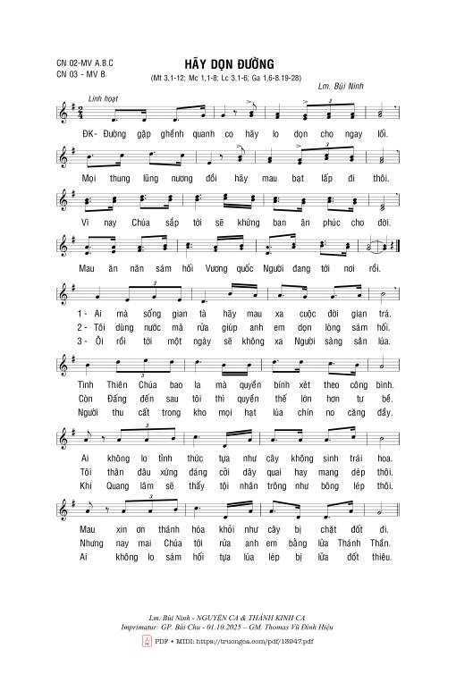 Hãy Dọn đường