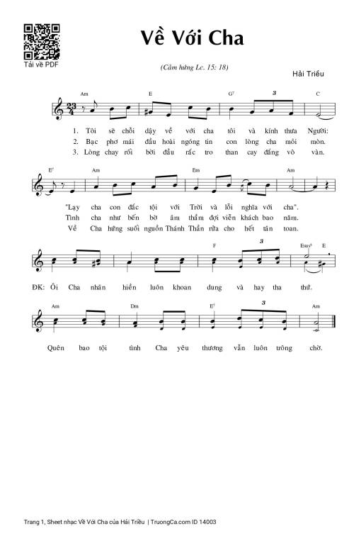 Về Với Cha - Hải Triều