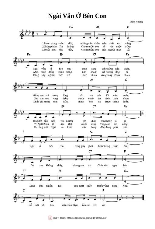 Ngài Vẫn ở Bên Con