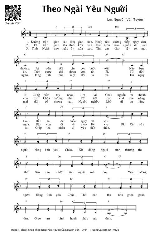Theo Ngài Yêu Người