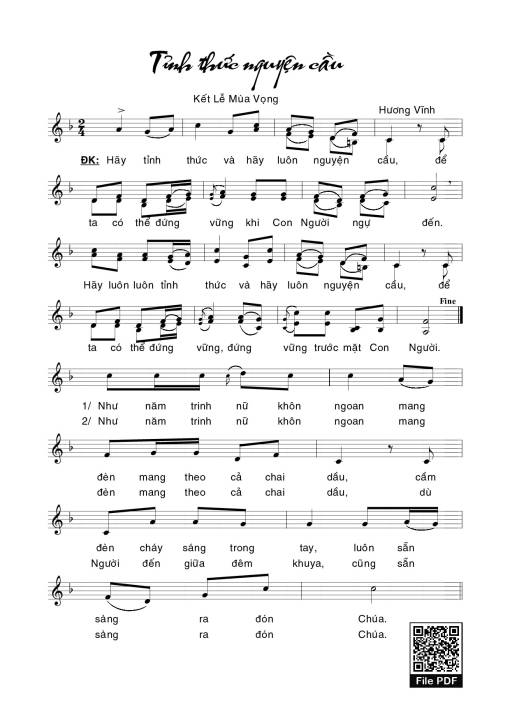 Tỉnh Thức Nguyện Cầu