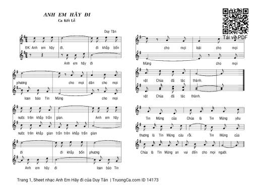 Anh Em Hãy đi - Duy Tân