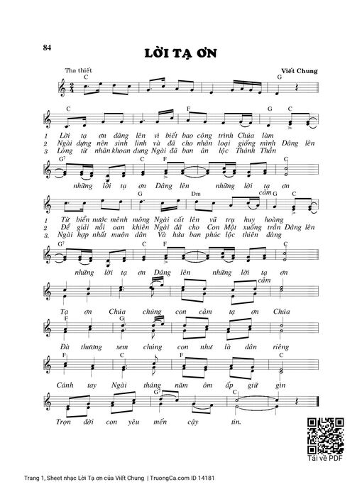 Lời Tạ ơn - Viết Chung