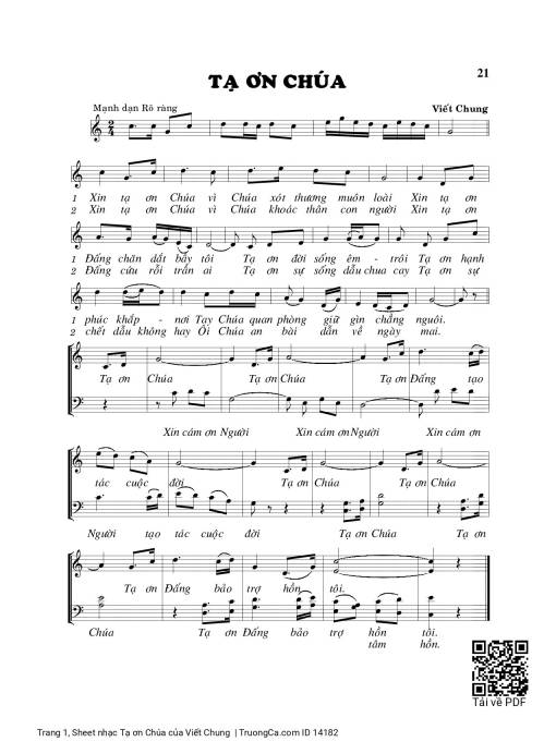 Tạ ơn Chúa - Viết Chung