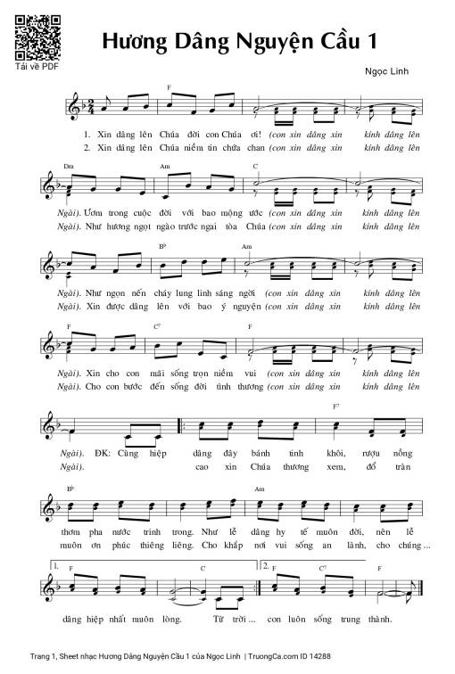 Hương Dâng Nguyện Cầu 1