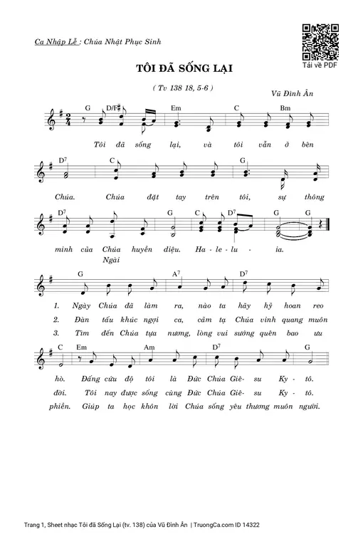 Tôi đã Sống Lại (tv. 138)