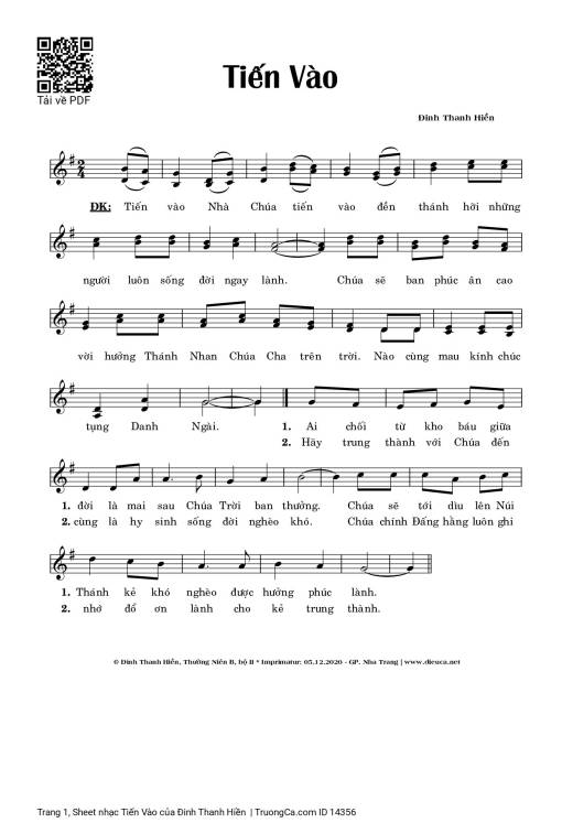 Tiến Vào - Đinh Thanh Hiền