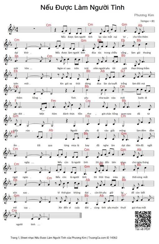 Nếu Được Làm Người Tình