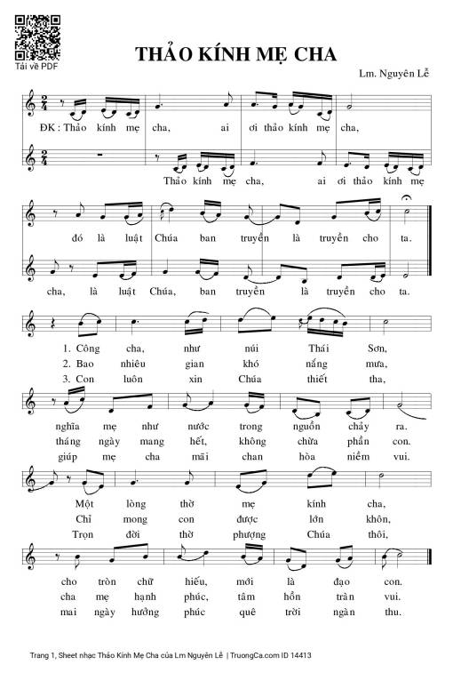 Thảo Kính Mẹ Cha