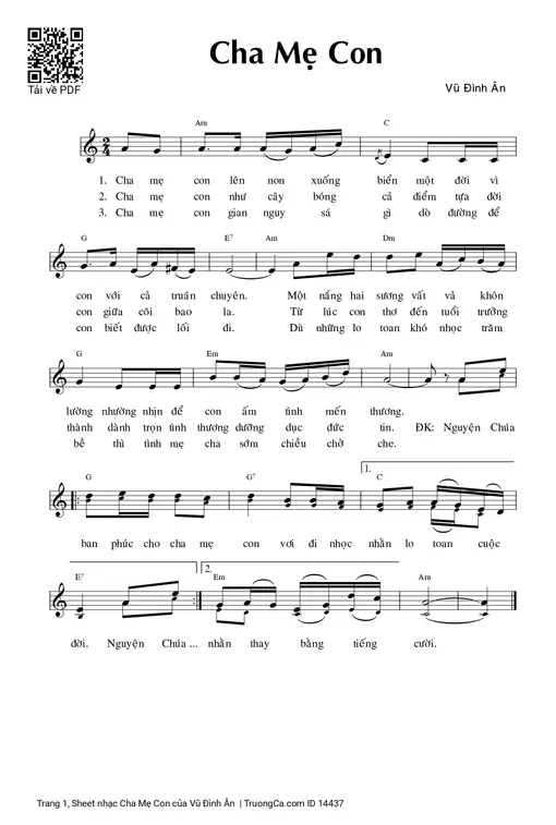 Cha Mẹ Con - Vũ Đình Ân