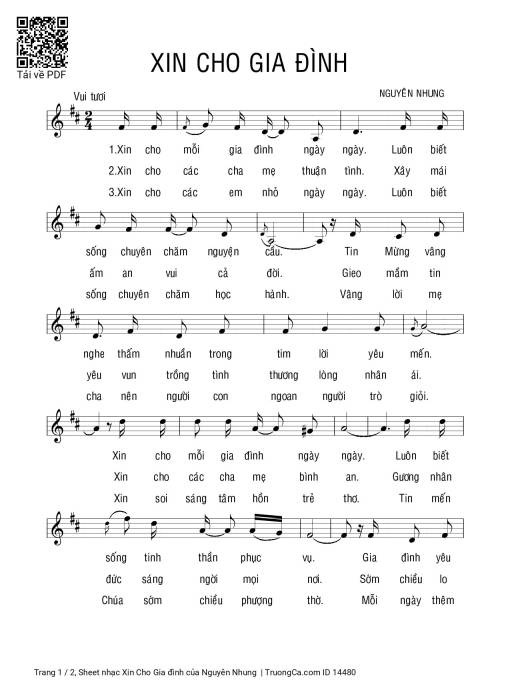 Xin Cho Gia đình