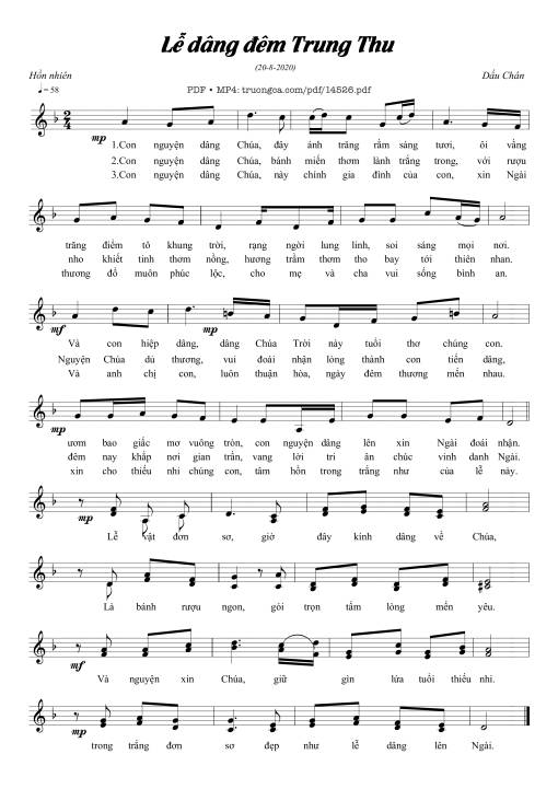 Lễ Dâng đêm Trung Thu