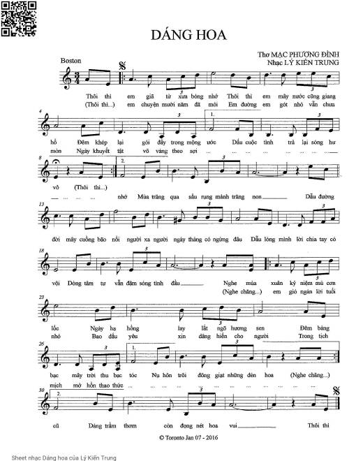 Dáng hoa - Lý Kiến Trung