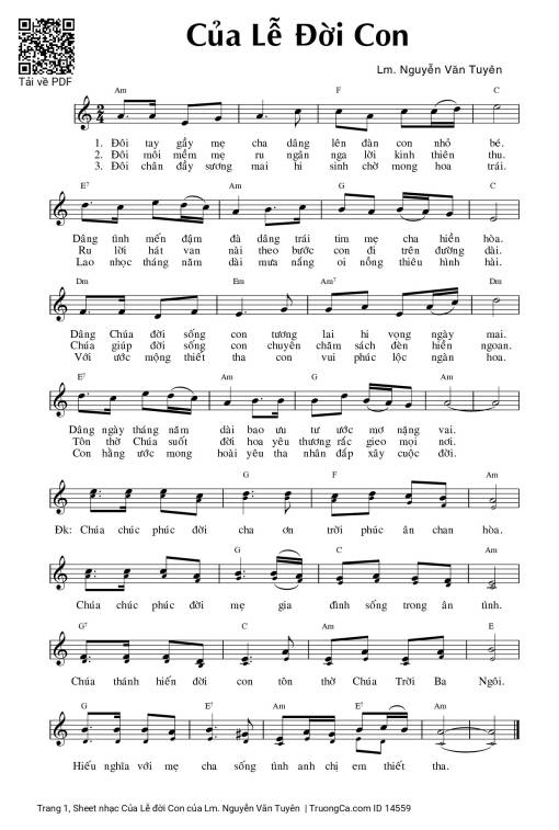 Của Lễ đời Con