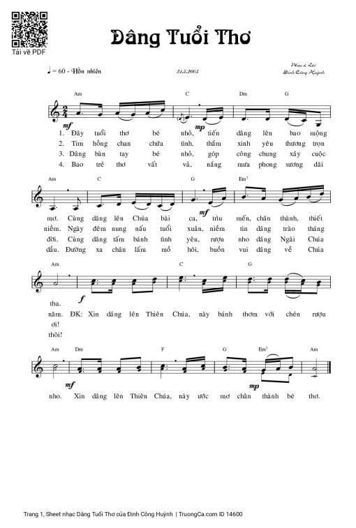 Dâng Tuổi Thơ - Đinh Công Huỳnh