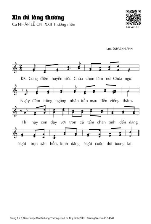 Xin Dủ Lòng Thương