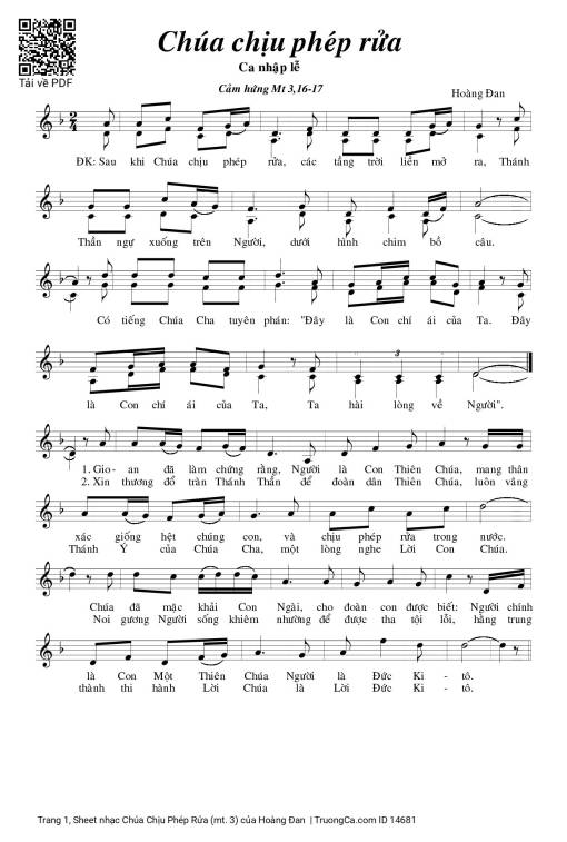 Chúa Chịu Phép Rửa (mt. 3)