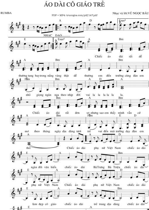 Áo dài cô giáo trẻ