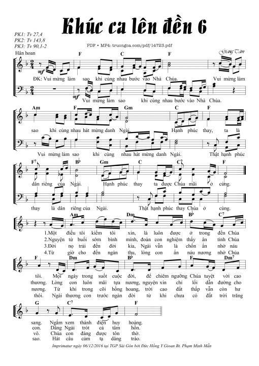 Khúc Ca Lên đền 6