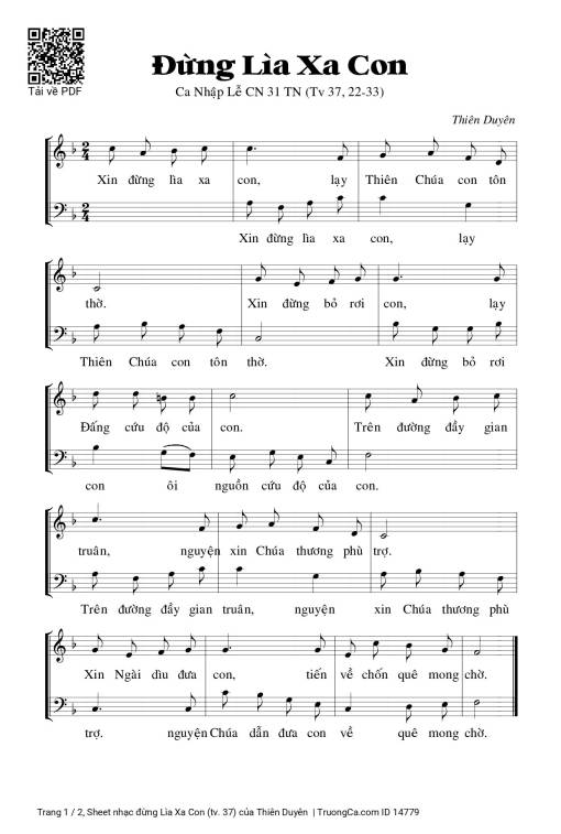 đừng Lìa Xa Con (tv. 37)