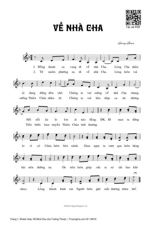 Về Nhà Cha - Tường Thược