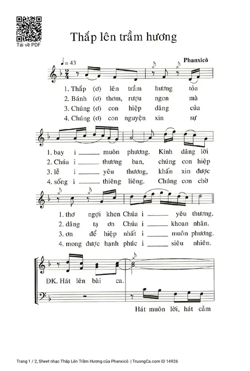 Thắp Lên Trầm Hương