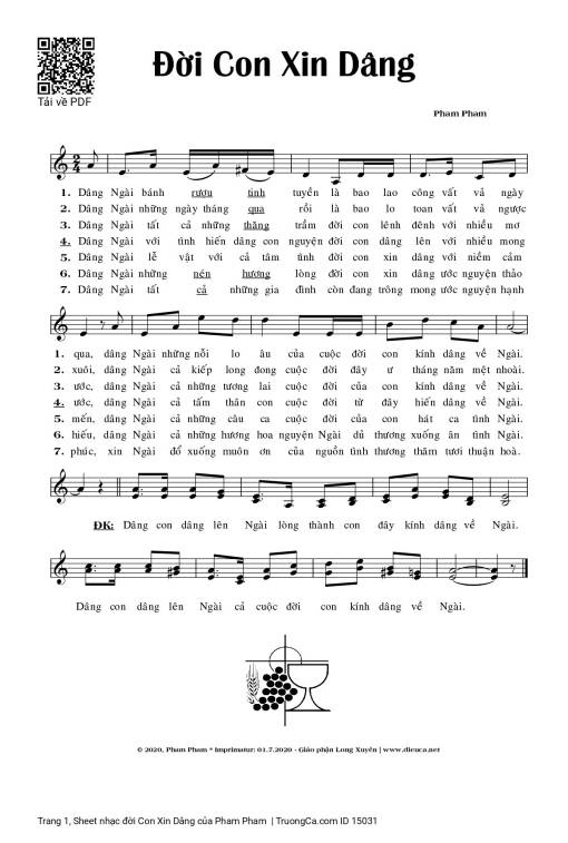 đời Con Xin Dâng
