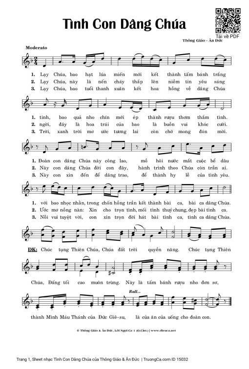 Tình Con Dâng Chúa