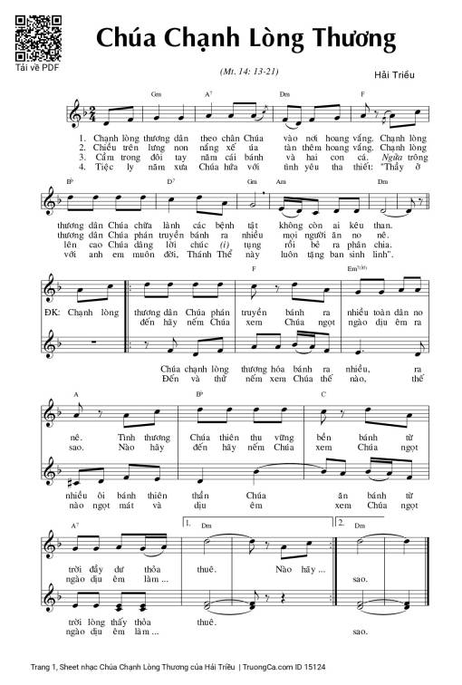 Chúa Chạnh Lòng Thương