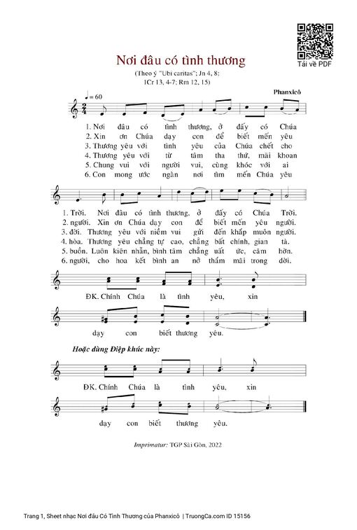 Nơi đâu Có Tình Thương