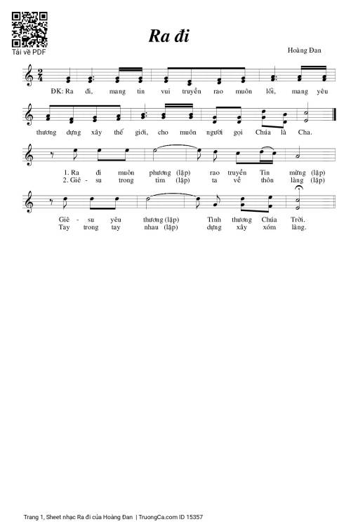 Ra đi - Hoàng Đan