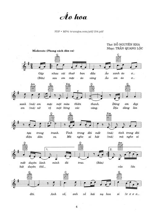 Áo hoa - Trần Quang Lộc