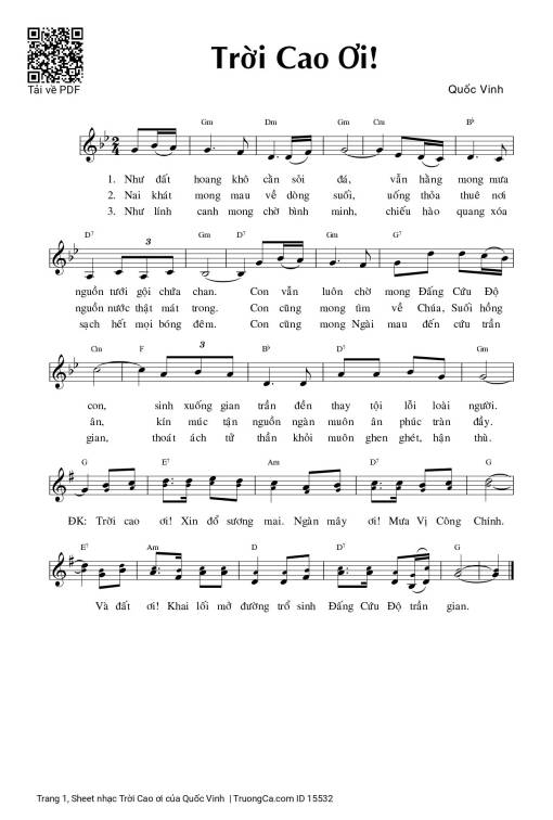 Trời Cao ơi - Quốc Vinh