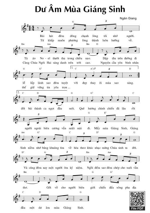 Dư âm mùa Giáng Sinh