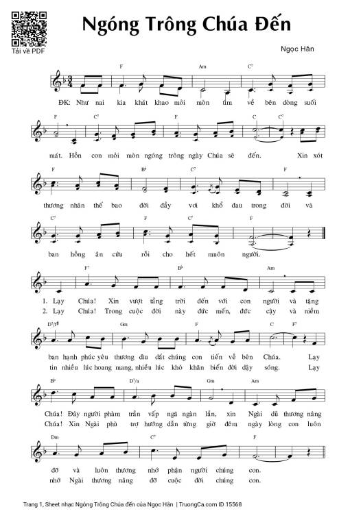 Ngóng Trông Chúa đến