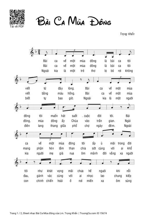 Bài Ca Mùa đông