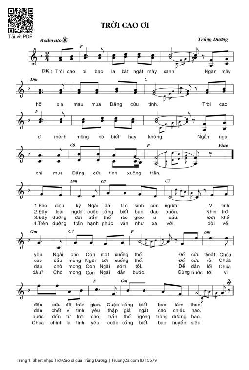 Trời Cao ơi - Trùng Dương