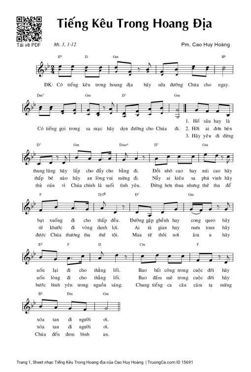 Tiếng Kêu Trong Hoang địa