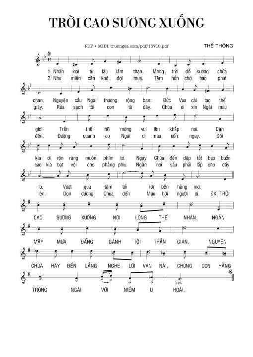 Trời Cao Sương Xuống